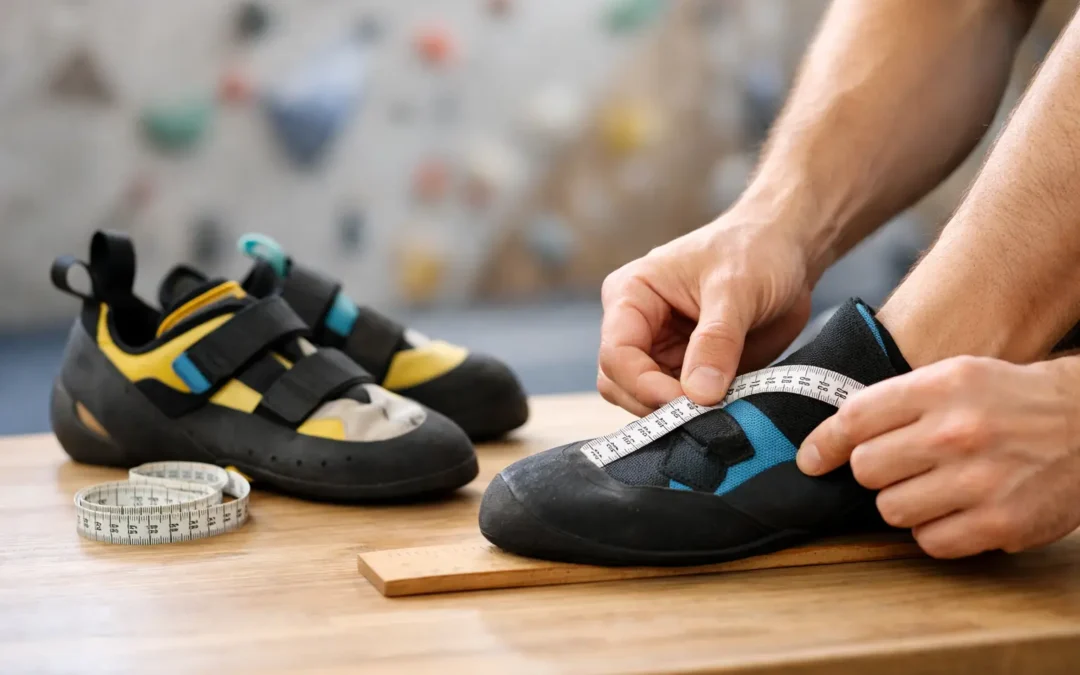 Größe von Boulderschuhen richtig messen