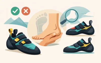 Boulderschuhe Passform Guide für deinen Fuß
